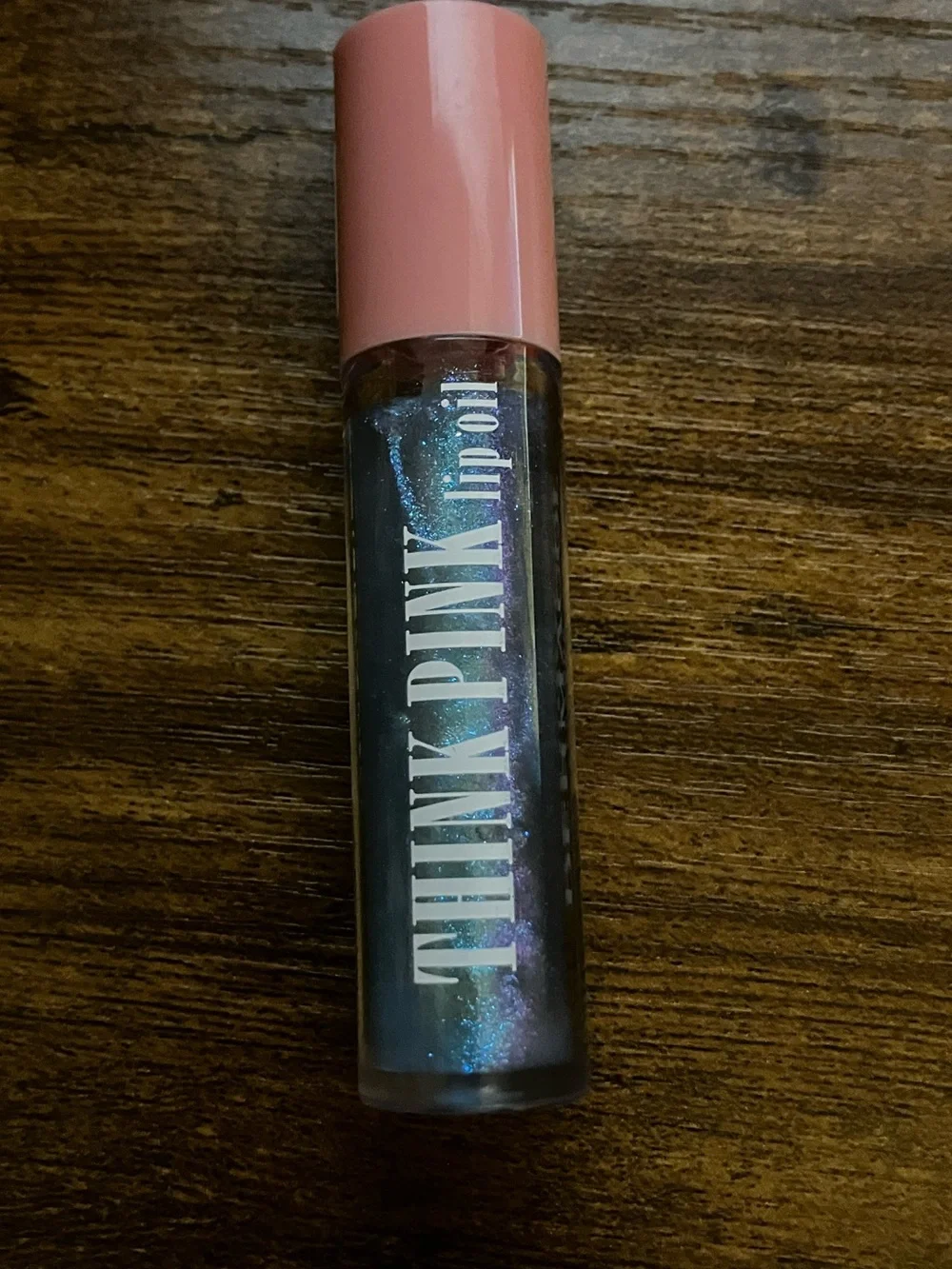 Dermacol Lip Oil Think Pink No. 05 Shade Shimmering Sheer Blue